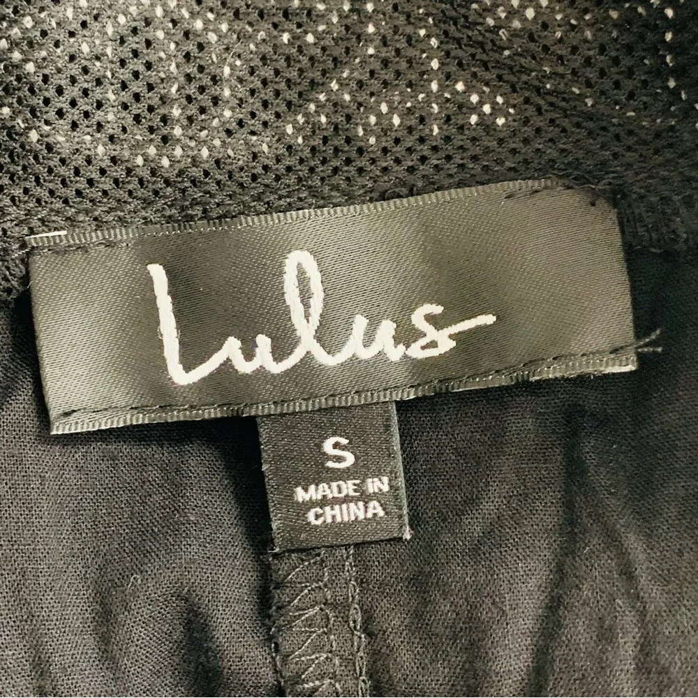 Lulu's Rockaway Beach Maxi Sundress in Black Size Small Embroidered Gauzy
